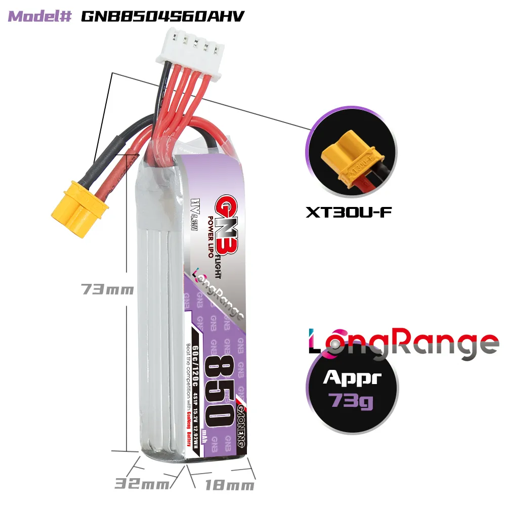 GAONENG GNB LiPo аккумулятор 8 – обзор и цена Drone Battery Connector