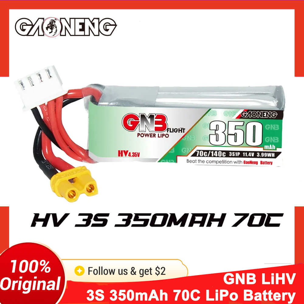 Аккумулятор LiPo Gaoneng GNB 3 – обзор и цена Drone Battery Li-Ion