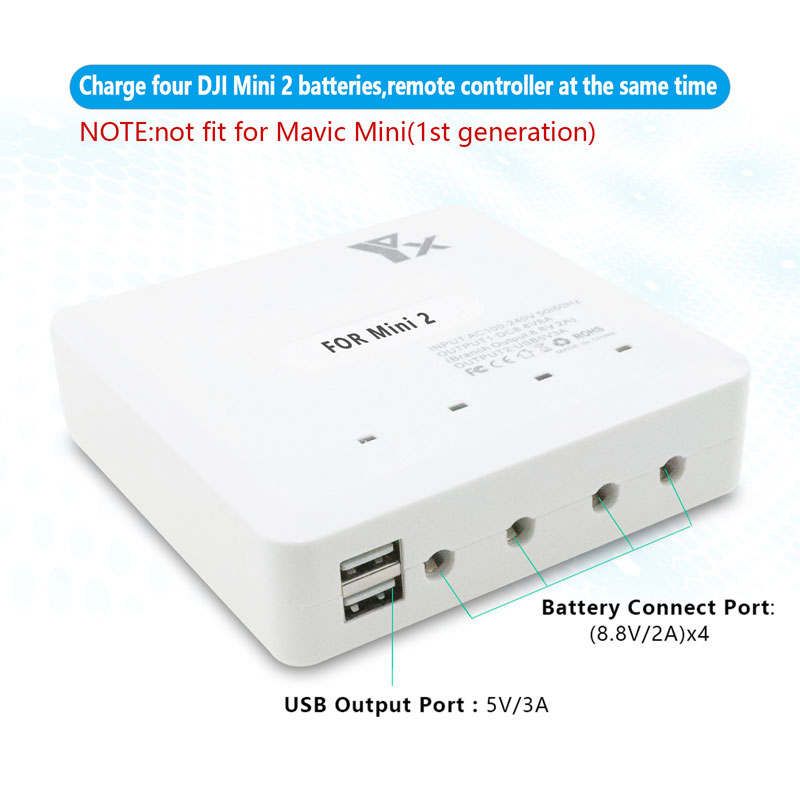 YX 6IN1 Быстрое умное зарядное – обзор и цена Drone Battery Smart