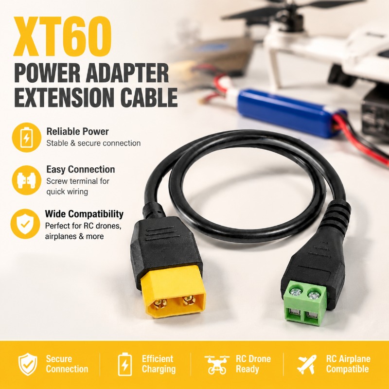 Кабель-адаптер XT60 (штекер-гн – обзор и цена Drone Battery Connector